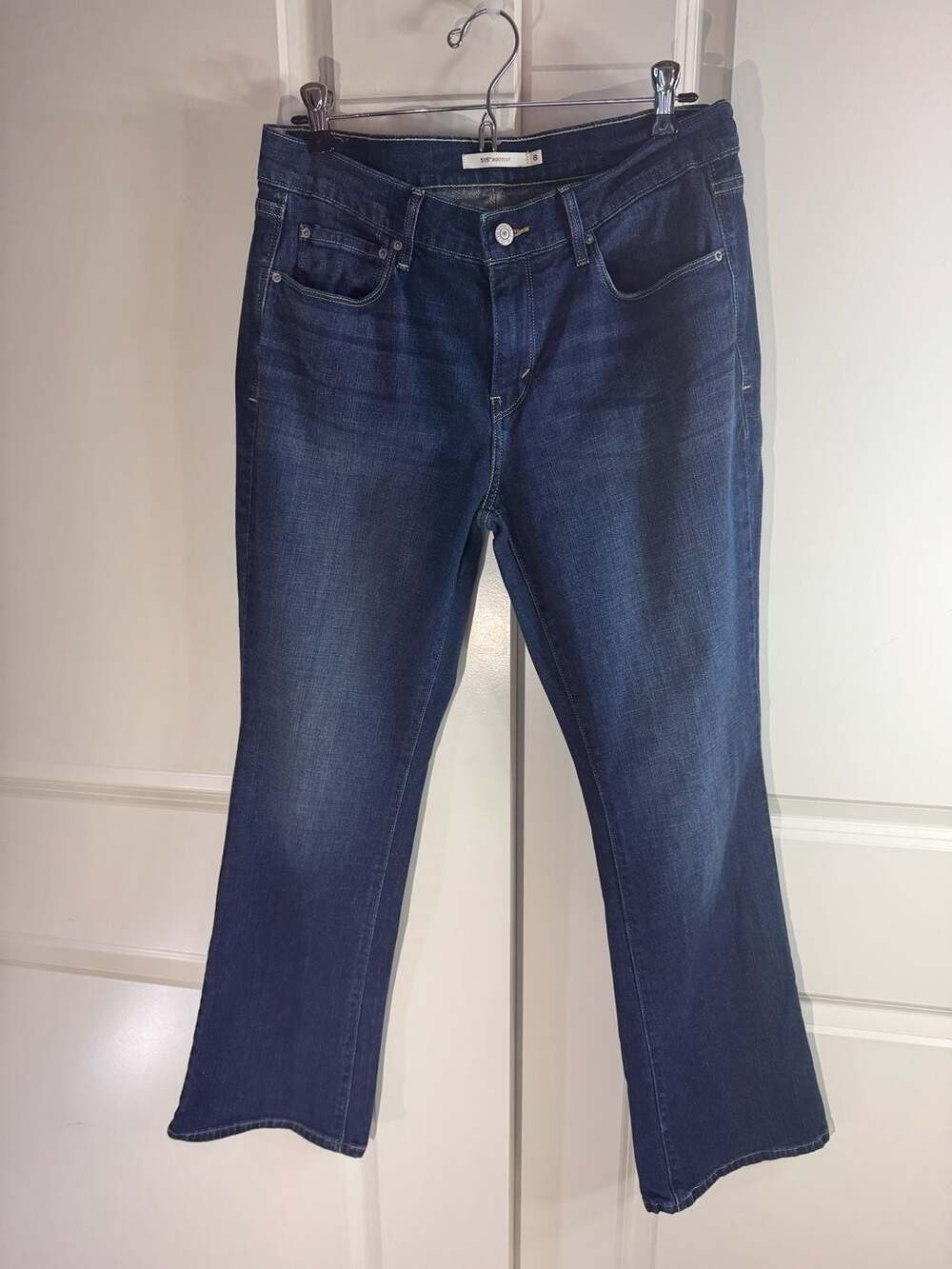Levi's 515 Bootcut Women's Dark Wash Denim Jeans Size 8